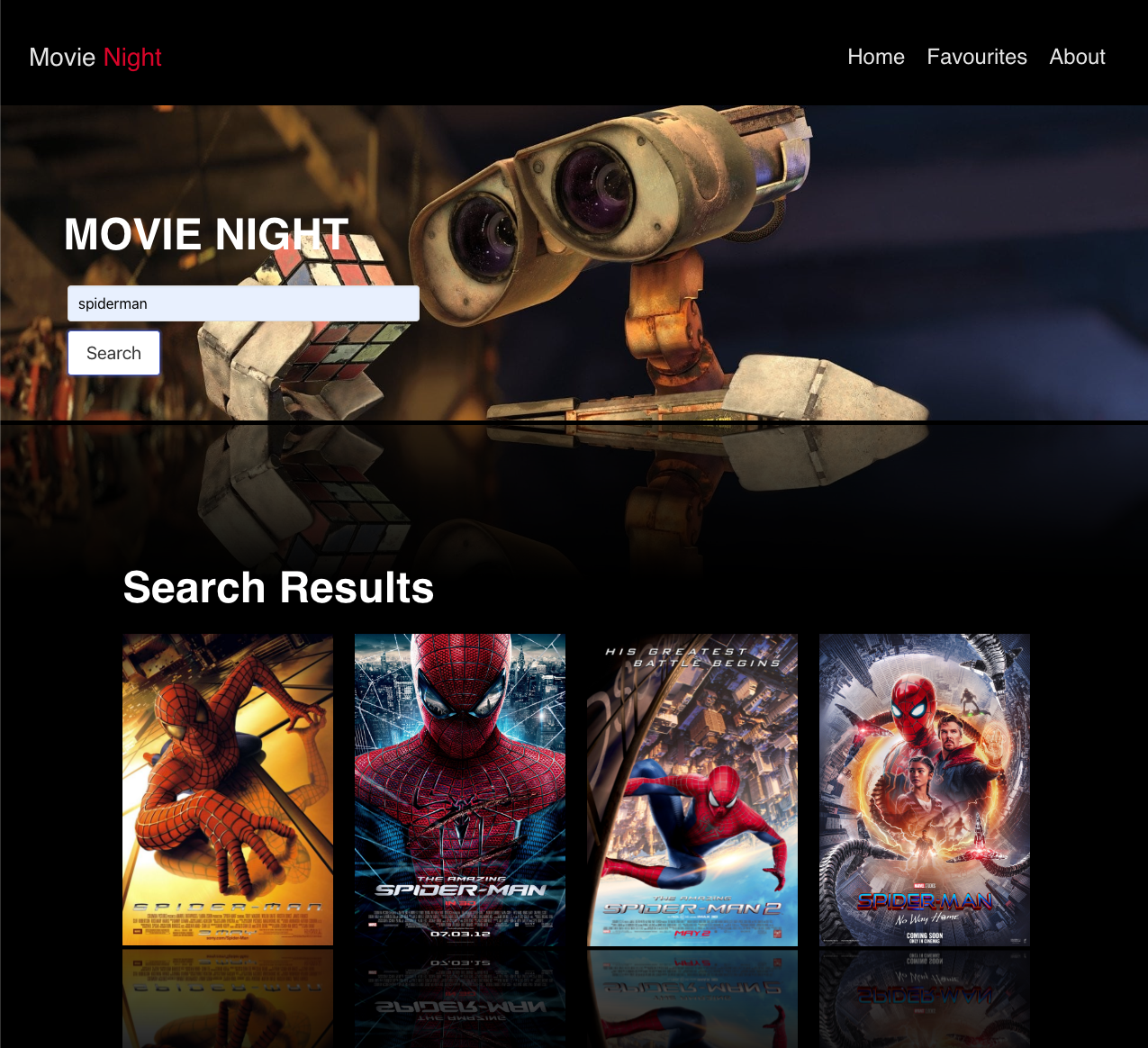Faisal Mohammed Microsite Screenshot